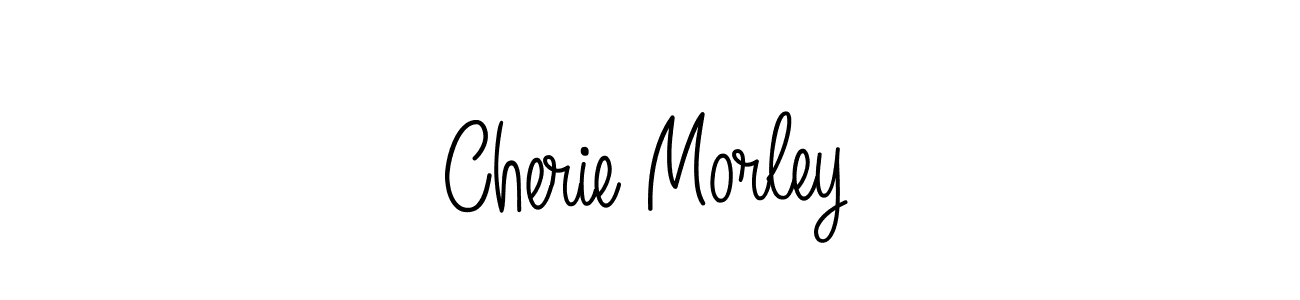 Cherie Morley stylish signature style. Best Handwritten Sign (Angelique-Rose-font-FFP) for my name. Handwritten Signature Collection Ideas for my name Cherie Morley. Cherie Morley signature style 5 images and pictures png