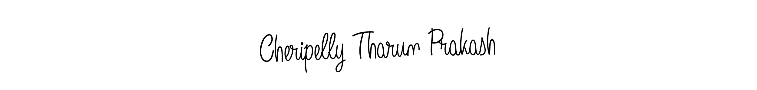 Cheripelly Tharun Prakash stylish signature style. Best Handwritten Sign (Angelique-Rose-font-FFP) for my name. Handwritten Signature Collection Ideas for my name Cheripelly Tharun Prakash. Cheripelly Tharun Prakash signature style 5 images and pictures png