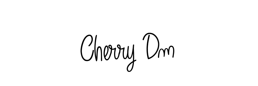 You should practise on your own different ways (Angelique-Rose-font-FFP) to write your name (Cherry Dm) in signature. don't let someone else do it for you. Cherry Dm signature style 5 images and pictures png