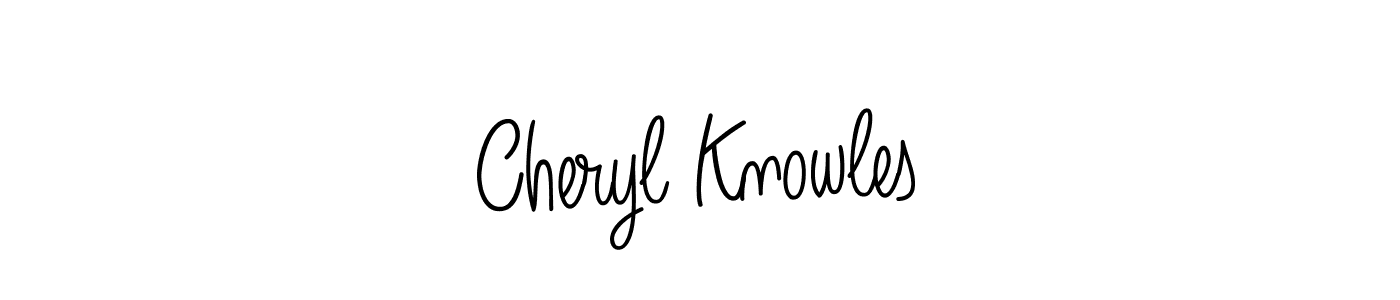Cheryl Knowles stylish signature style. Best Handwritten Sign (Angelique-Rose-font-FFP) for my name. Handwritten Signature Collection Ideas for my name Cheryl Knowles. Cheryl Knowles signature style 5 images and pictures png