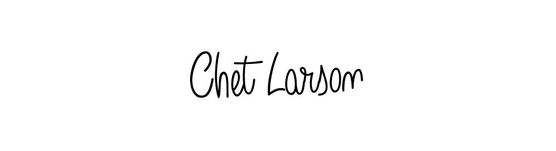 Chet Larson stylish signature style. Best Handwritten Sign (Angelique-Rose-font-FFP) for my name. Handwritten Signature Collection Ideas for my name Chet Larson. Chet Larson signature style 5 images and pictures png