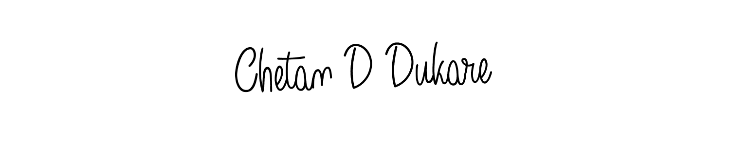 Also we have Chetan D Dukare name is the best signature style. Create professional handwritten signature collection using Angelique-Rose-font-FFP autograph style. Chetan D Dukare signature style 5 images and pictures png