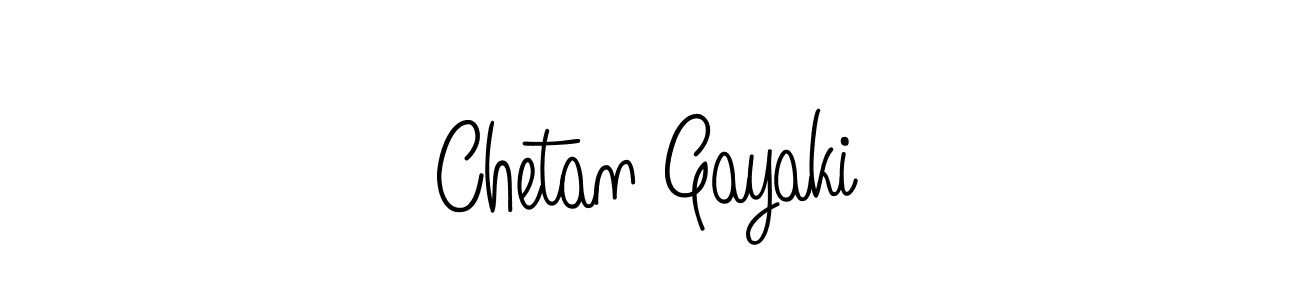 Create a beautiful signature design for name Chetan Gayaki. With this signature (Angelique-Rose-font-FFP) fonts, you can make a handwritten signature for free. Chetan Gayaki signature style 5 images and pictures png