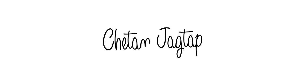 Use a signature maker to create a handwritten signature online. With this signature software, you can design (Angelique-Rose-font-FFP) your own signature for name Chetan Jagtap. Chetan Jagtap signature style 5 images and pictures png