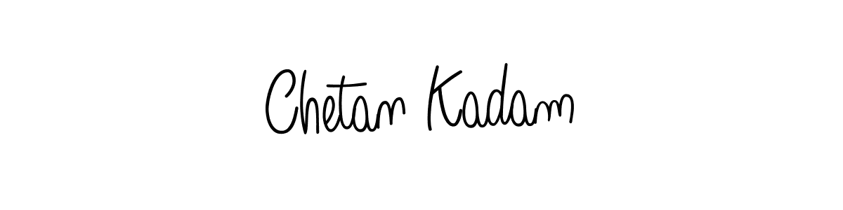 How to make Chetan Kadam name signature. Use Angelique-Rose-font-FFP style for creating short signs online. This is the latest handwritten sign. Chetan Kadam signature style 5 images and pictures png