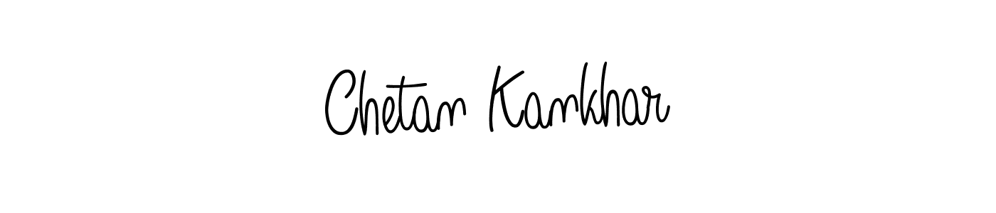 Chetan Kankhar stylish signature style. Best Handwritten Sign (Angelique-Rose-font-FFP) for my name. Handwritten Signature Collection Ideas for my name Chetan Kankhar. Chetan Kankhar signature style 5 images and pictures png