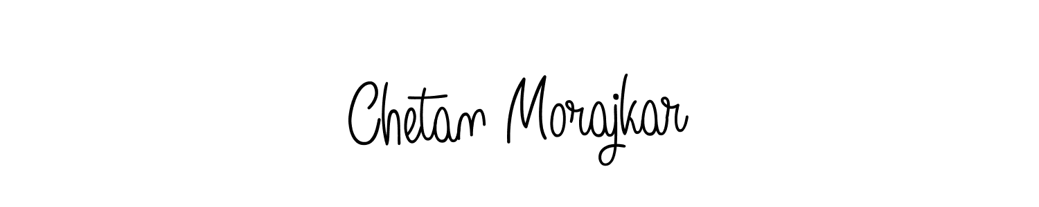 Create a beautiful signature design for name Chetan Morajkar. With this signature (Angelique-Rose-font-FFP) fonts, you can make a handwritten signature for free. Chetan Morajkar signature style 5 images and pictures png