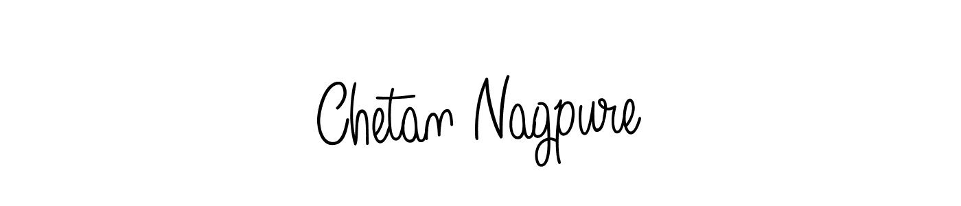 Use a signature maker to create a handwritten signature online. With this signature software, you can design (Angelique-Rose-font-FFP) your own signature for name Chetan Nagpure. Chetan Nagpure signature style 5 images and pictures png