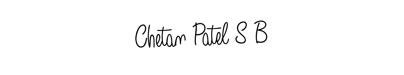 Create a beautiful signature design for name Chetan Patel S B. With this signature (Angelique-Rose-font-FFP) fonts, you can make a handwritten signature for free. Chetan Patel S B signature style 5 images and pictures png