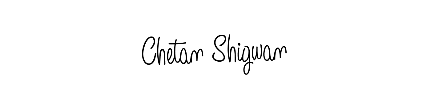 Make a beautiful signature design for name Chetan Shigwan. With this signature (Angelique-Rose-font-FFP) style, you can create a handwritten signature for free. Chetan Shigwan signature style 5 images and pictures png