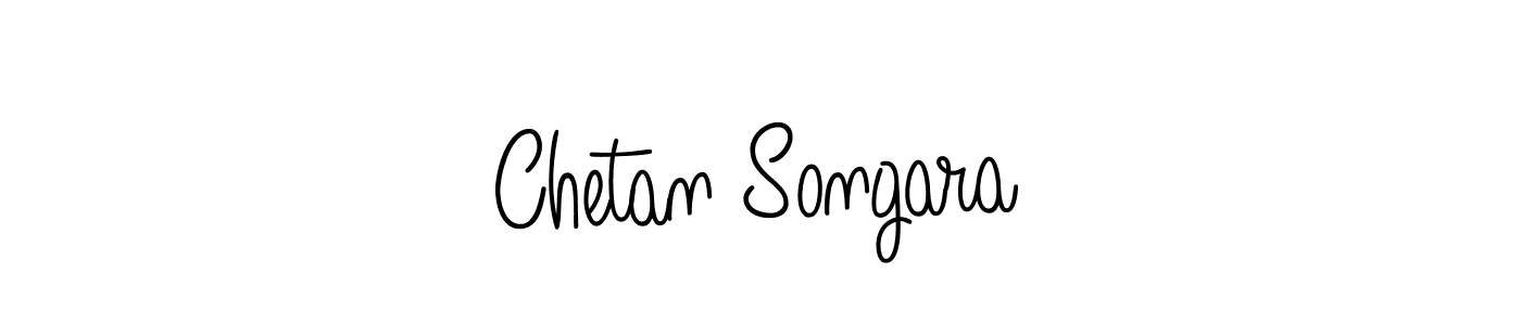 Use a signature maker to create a handwritten signature online. With this signature software, you can design (Angelique-Rose-font-FFP) your own signature for name Chetan Songara. Chetan Songara signature style 5 images and pictures png