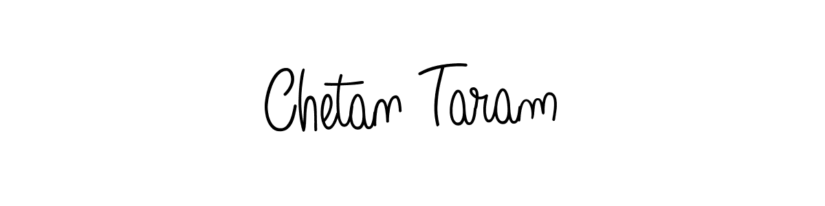 Use a signature maker to create a handwritten signature online. With this signature software, you can design (Angelique-Rose-font-FFP) your own signature for name Chetan Taram. Chetan Taram signature style 5 images and pictures png