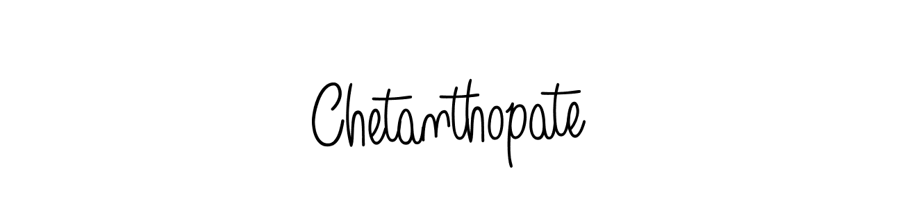 Also we have Chetanthopate name is the best signature style. Create professional handwritten signature collection using Angelique-Rose-font-FFP autograph style. Chetanthopate signature style 5 images and pictures png