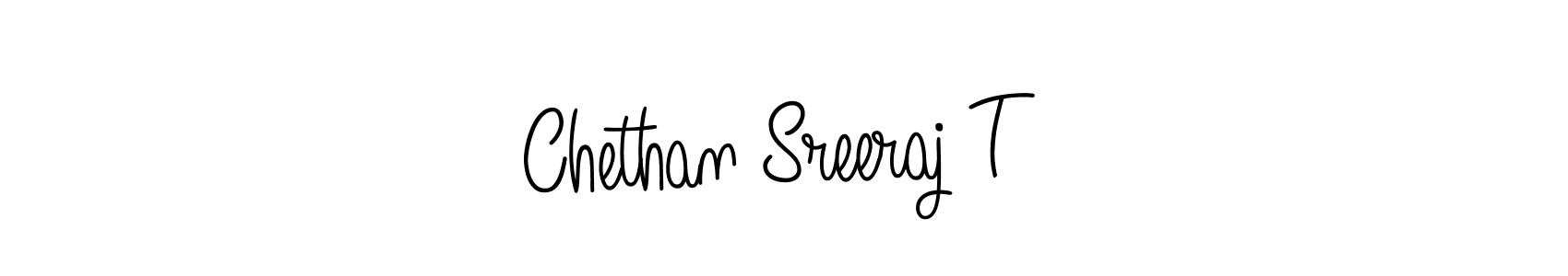 You should practise on your own different ways (Angelique-Rose-font-FFP) to write your name (Chethan Sreeraj T) in signature. don't let someone else do it for you. Chethan Sreeraj T signature style 5 images and pictures png