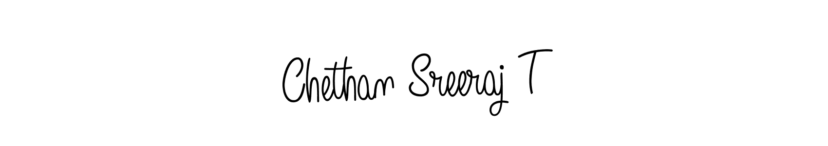 You should practise on your own different ways (Angelique-Rose-font-FFP) to write your name (Chethan Sreeraj T) in signature. don't let someone else do it for you. Chethan Sreeraj T signature style 5 images and pictures png