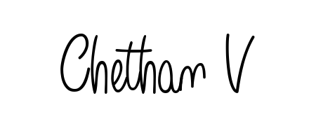 An effortless, minimalist signature concept for Chethan V using Angelique-Rose-font-FFP design. Clean lines that look great on any document. Chethan V signature style 5 images and pictures png