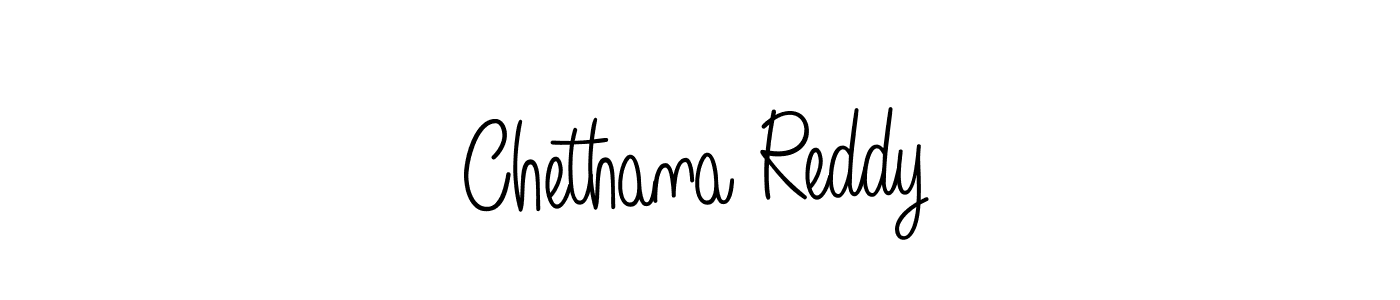 The best way (Angelique-Rose-font-FFP) to make a short signature is to pick only two or three words in your name. The name Chethana Reddy include a total of six letters. For converting this name. Chethana Reddy signature style 5 images and pictures png