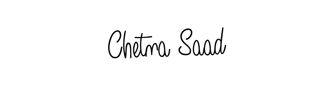 Make a beautiful signature design for name Chetna Saad. With this signature (Angelique-Rose-font-FFP) style, you can create a handwritten signature for free. Chetna Saad signature style 5 images and pictures png