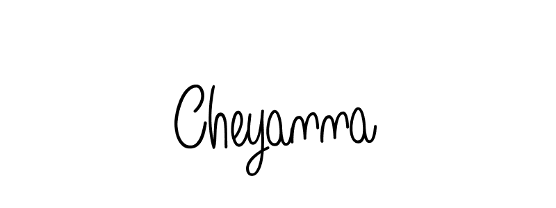 You should practise on your own different ways (Angelique-Rose-font-FFP) to write your name (Cheyanna) in signature. don't let someone else do it for you. Cheyanna signature style 5 images and pictures png