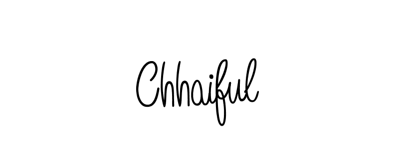 Create a beautiful signature design for name Chhaiful. With this signature (Angelique-Rose-font-FFP) fonts, you can make a handwritten signature for free. Chhaiful signature style 5 images and pictures png