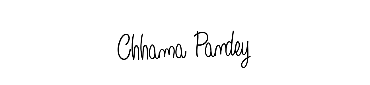 Make a beautiful signature design for name Chhama Pandey. Use this online signature maker to create a handwritten signature for free. Chhama Pandey signature style 5 images and pictures png