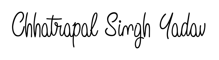 Explore multiple handwriting variations for Chhatrapal Singh Yadav including this stunning Angelique-Rose-font-FFP design. Free to use across all platforms. Chhatrapal Singh Yadav signature style 5 images and pictures png