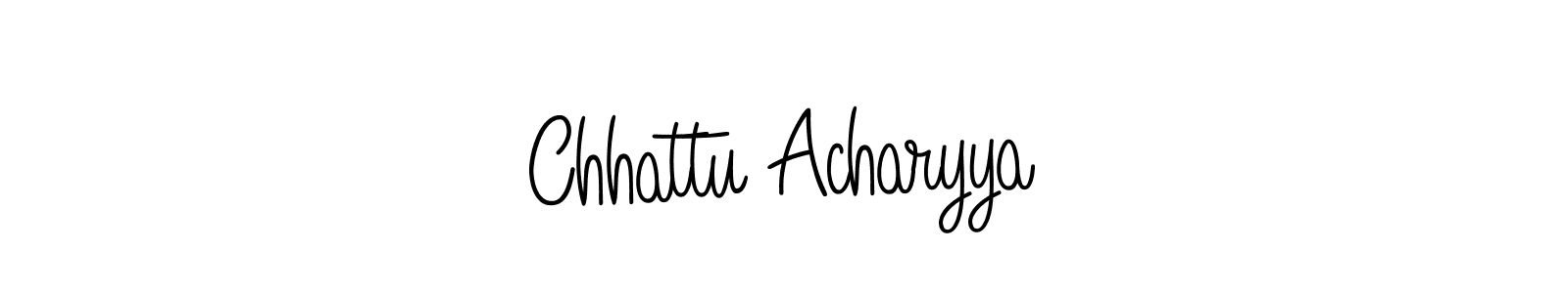 Make a beautiful signature design for name Chhattu Acharyya. Use this online signature maker to create a handwritten signature for free. Chhattu Acharyya signature style 5 images and pictures png