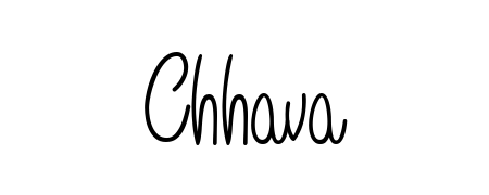 Try this chic Chhava handwritten sign style. Using Angelique-Rose-font-FFP font elements, it gives your name a sleek, memorable identity. Chhava signature style 5 images and pictures png