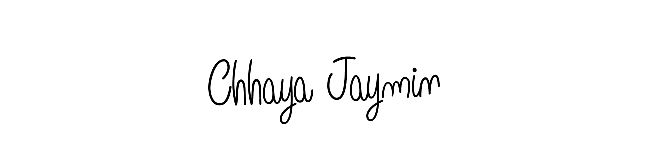 Create a beautiful signature design for name Chhaya Jaymin. With this signature (Angelique-Rose-font-FFP) fonts, you can make a handwritten signature for free. Chhaya Jaymin signature style 5 images and pictures png