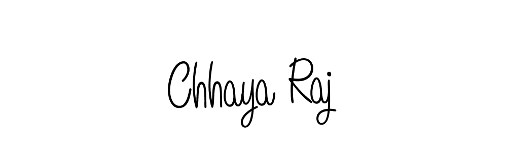 How to make Chhaya Raj name signature. Use Angelique-Rose-font-FFP style for creating short signs online. This is the latest handwritten sign. Chhaya Raj signature style 5 images and pictures png