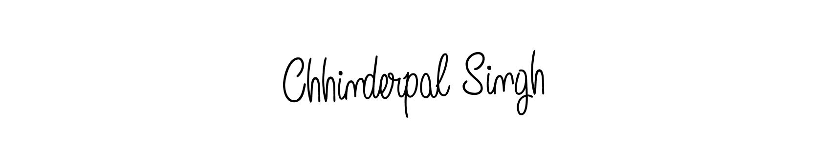 The best way (Angelique-Rose-font-FFP) to make a short signature is to pick only two or three words in your name. The name Chhinderpal Singh include a total of six letters. For converting this name. Chhinderpal Singh signature style 5 images and pictures png