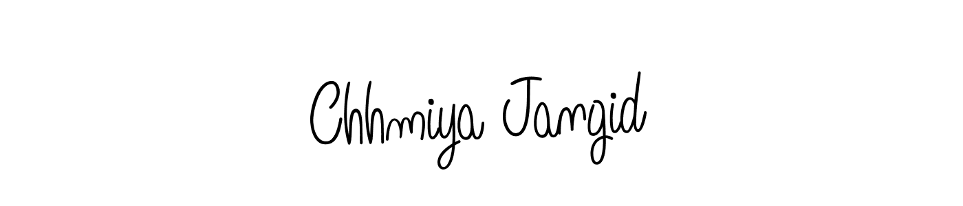 if you are searching for the best signature style for your name Chhmiya Jangid. so please give up your signature search. here we have designed multiple signature styles  using Angelique-Rose-font-FFP. Chhmiya Jangid signature style 5 images and pictures png