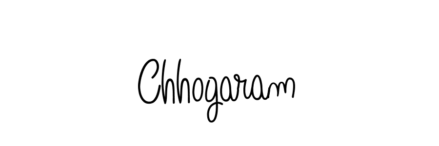 You should practise on your own different ways (Angelique-Rose-font-FFP) to write your name (Chhogaram) in signature. don't let someone else do it for you. Chhogaram signature style 5 images and pictures png
