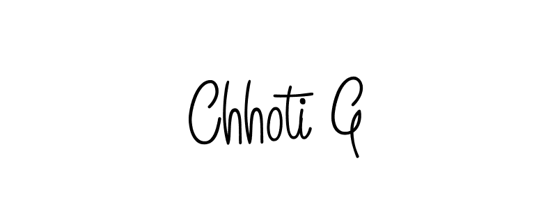 Here are the top 10 professional signature styles for the name Chhoti G. These are the best autograph styles you can use for your name. Chhoti G signature style 5 images and pictures png