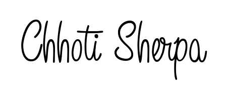 The Angelique-Rose-font-FFP font transforms the name Chhoti Sherpa into an executive sign with sharp precision and distinguished character. Chhoti Sherpa signature style 5 images and pictures png