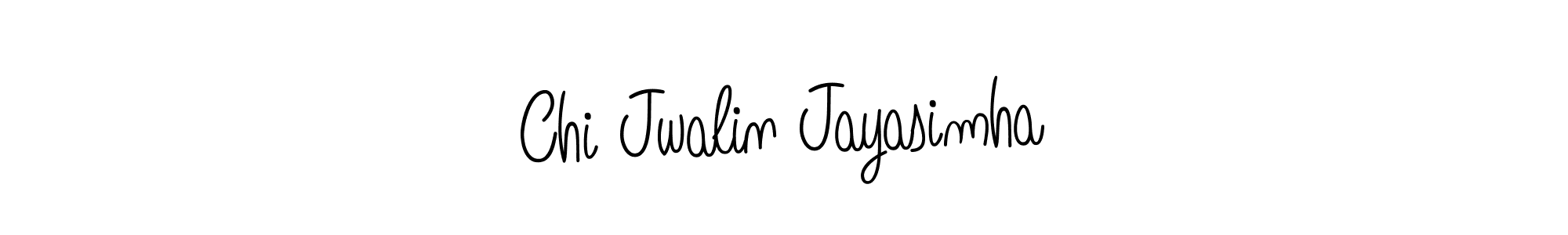 You can use this online signature creator to create a handwritten signature for the name Chi Jwalin Jayasimha. This is the best online autograph maker. Chi Jwalin Jayasimha signature style 5 images and pictures png