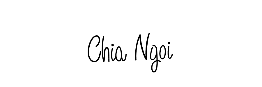 Design your own signature with our free online signature maker. With this signature software, you can create a handwritten (Angelique-Rose-font-FFP) signature for name Chia Ngoi. Chia Ngoi signature style 5 images and pictures png