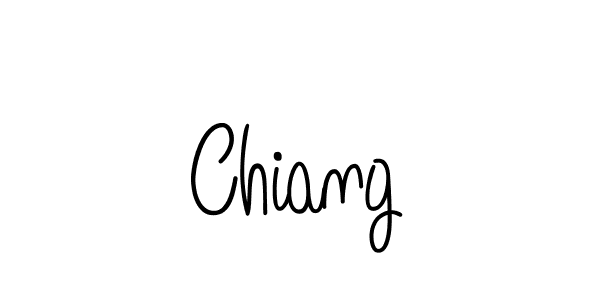 Use a signature maker to create a handwritten signature online. With this signature software, you can design (Angelique-Rose-font-FFP) your own signature for name Chiang. Chiang signature style 5 images and pictures png