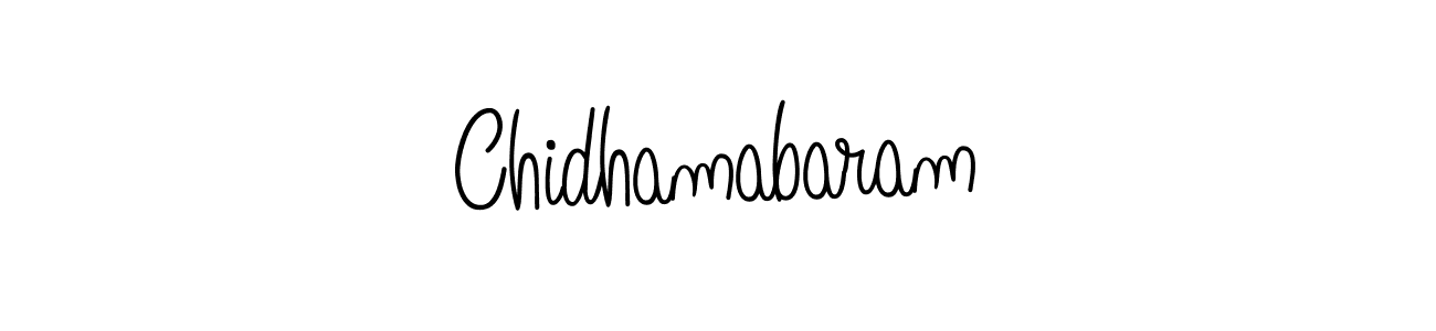 How to make Chidhamabaram name signature. Use Angelique-Rose-font-FFP style for creating short signs online. This is the latest handwritten sign. Chidhamabaram signature style 5 images and pictures png