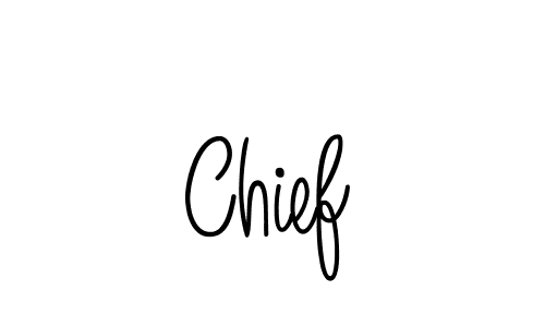 You should practise on your own different ways (Angelique-Rose-font-FFP) to write your name (Chief) in signature. don't let someone else do it for you. Chief signature style 5 images and pictures png