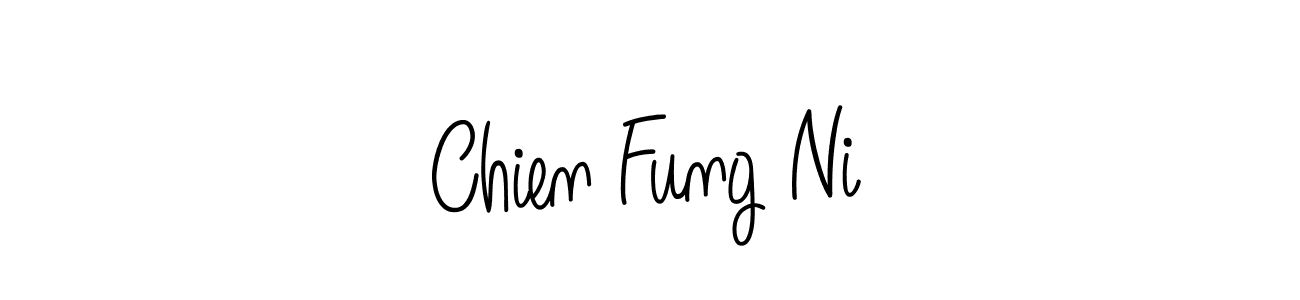 The best way (Angelique-Rose-font-FFP) to make a short signature is to pick only two or three words in your name. The name Chien Fung Ni include a total of six letters. For converting this name. Chien Fung Ni signature style 5 images and pictures png