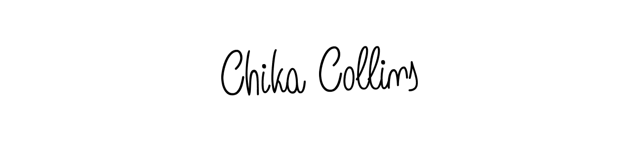 Create a beautiful signature design for name Chika Collins. With this signature (Angelique-Rose-font-FFP) fonts, you can make a handwritten signature for free. Chika Collins signature style 5 images and pictures png