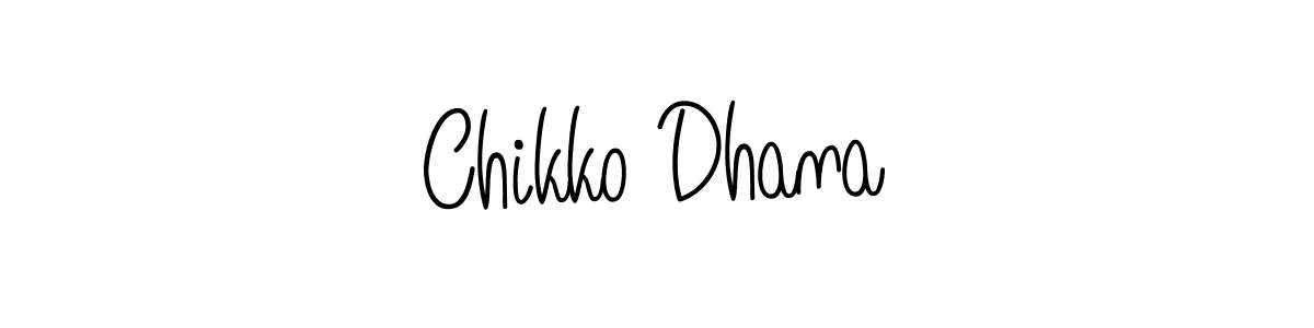 How to make Chikko Dhana signature? Angelique-Rose-font-FFP is a professional autograph style. Create handwritten signature for Chikko Dhana name. Chikko Dhana signature style 5 images and pictures png