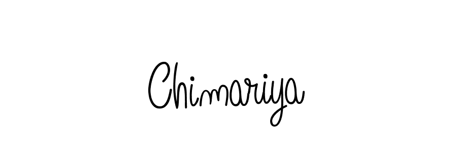 How to Draw Chimariya signature style? Angelique-Rose-font-FFP is a latest design signature styles for name Chimariya. Chimariya signature style 5 images and pictures png