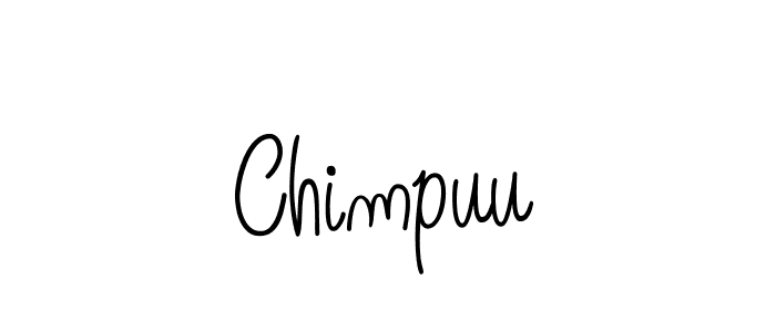 Create a beautiful signature design for name Chimpuu. With this signature (Angelique-Rose-font-FFP) fonts, you can make a handwritten signature for free. Chimpuu signature style 5 images and pictures png