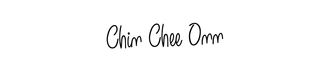 How to make Chin Chee Onn name signature. Use Angelique-Rose-font-FFP style for creating short signs online. This is the latest handwritten sign. Chin Chee Onn signature style 5 images and pictures png