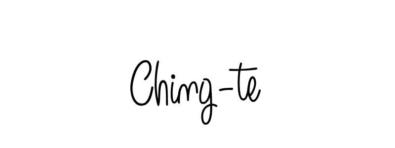 Also You can easily find your signature by using the search form. We will create Ching-te name handwritten signature images for you free of cost using Angelique-Rose-font-FFP sign style. Ching-te signature style 5 images and pictures png