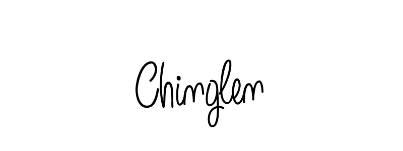 Make a beautiful signature design for name Chinglen. With this signature (Angelique-Rose-font-FFP) style, you can create a handwritten signature for free. Chinglen signature style 5 images and pictures png