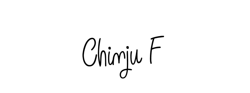 Create a beautiful signature design for name Chinju F. With this signature (Angelique-Rose-font-FFP) fonts, you can make a handwritten signature for free. Chinju F signature style 5 images and pictures png