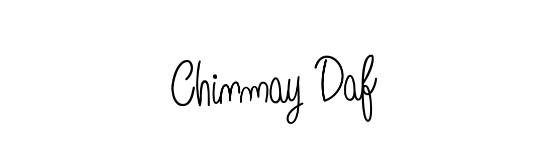 You should practise on your own different ways (Angelique-Rose-font-FFP) to write your name (Chinmay Daf) in signature. don't let someone else do it for you. Chinmay Daf signature style 5 images and pictures png